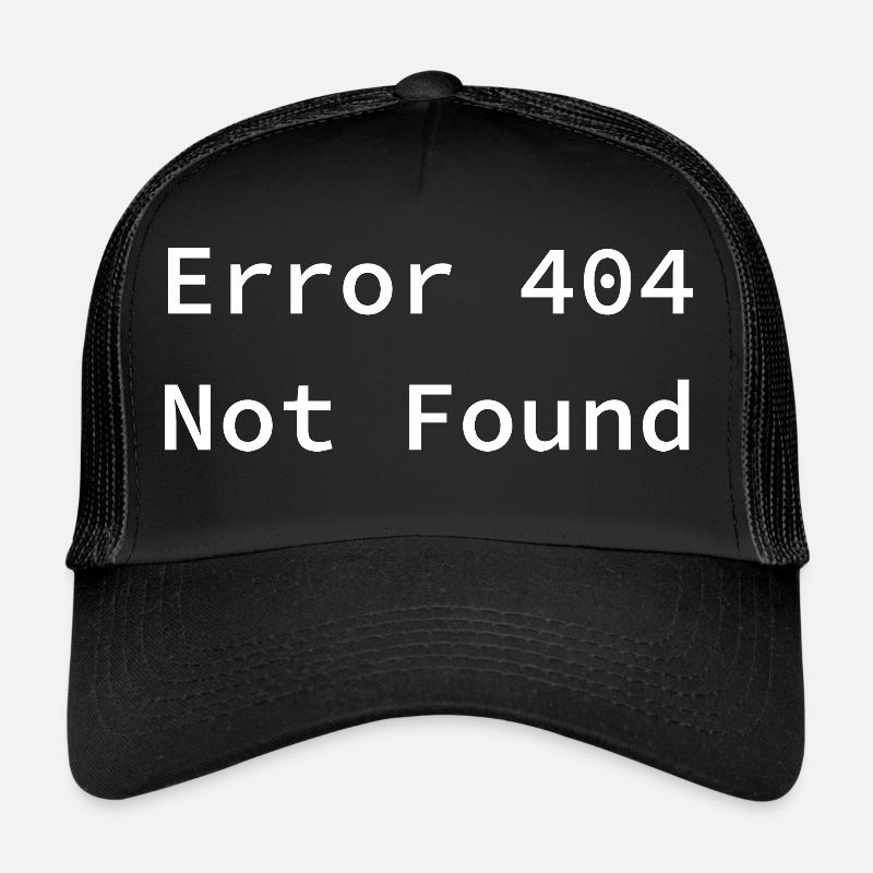 404 introuvable Casquette trucker 