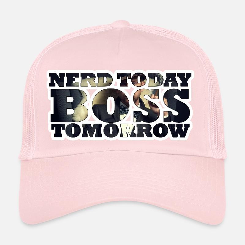Nerd Today Bo$$ Tomorrow Trucker Cap