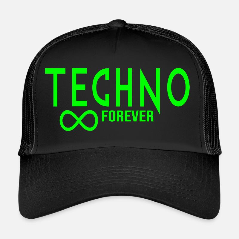 Techno pour toujours infini Casquette trucker 