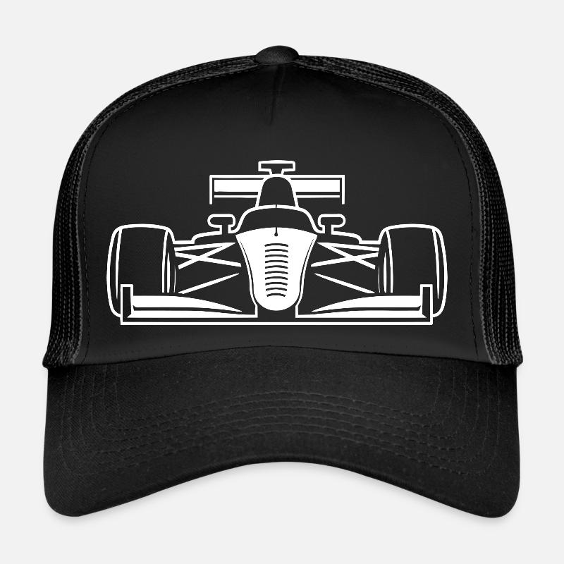 Rennwagen - Trucker Cap - Schwarz/Schwarz