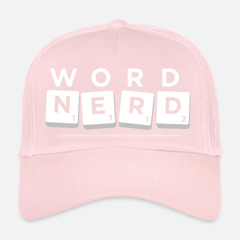 Lettre De Scrabble Word Nerd Casquette trucker 