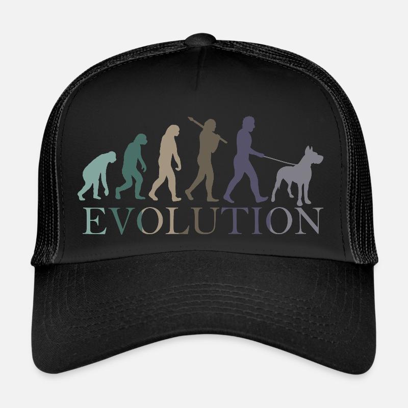 L’évolution du dogue allemand Casquette trucker 