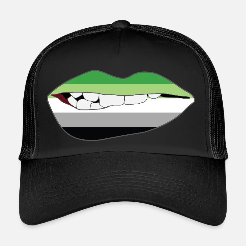 Biting Lips - Aromantic Trucker Cap