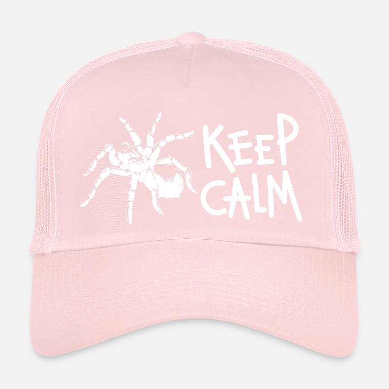 Citation de Keep Calm Tarantula Spider Casquette trucker 