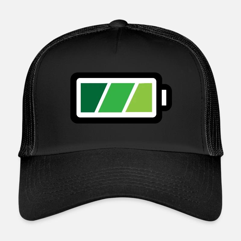Akku voll lustiges Bild Trucker Cap