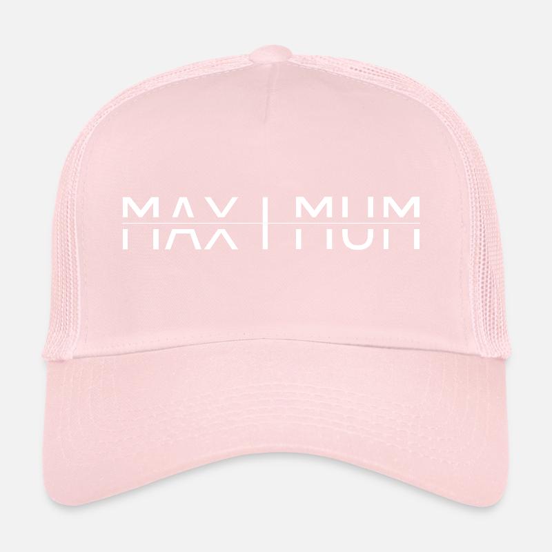 'Maximum' powerful word art with the name Max Trucker Cap