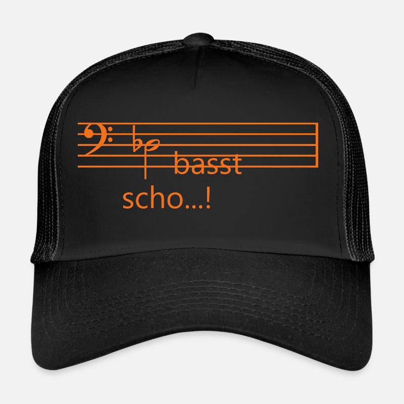 Des basst scho...! - Trucker Cap - Schwarz/Schwarz