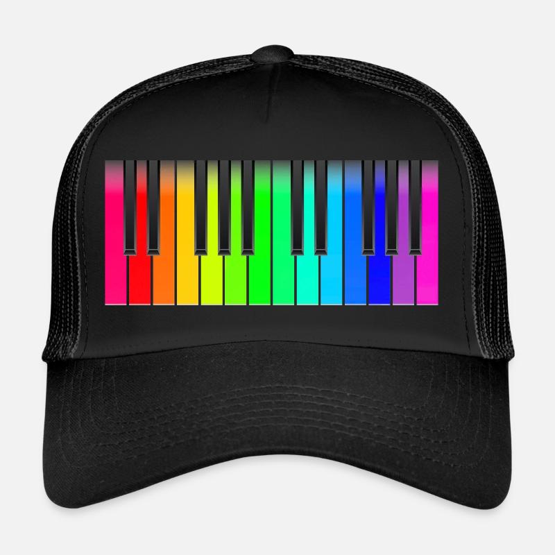 Clavier Rainbow Casquette trucker 