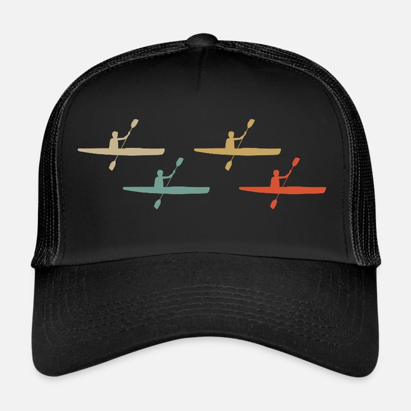 Retro style canoë canoë bateau d'aviron Casquette trucker 