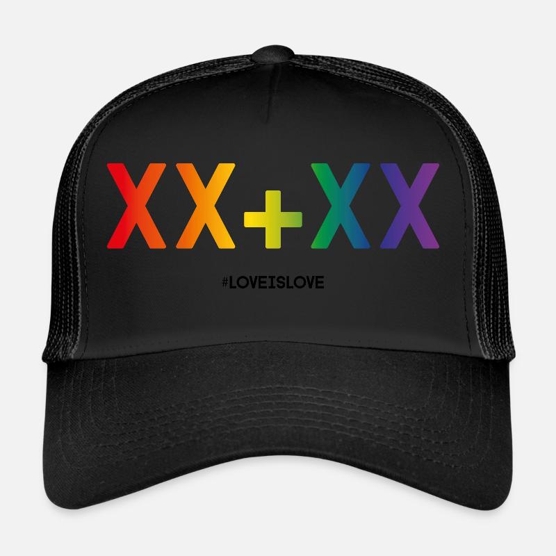 Love is love Spruch Casquette trucker 