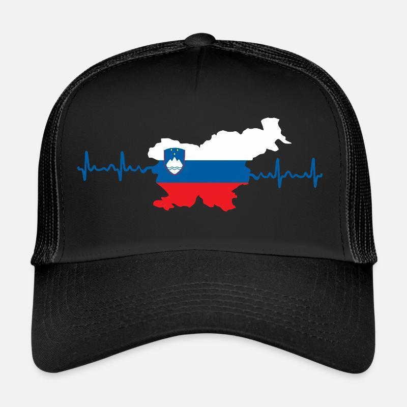 Slovenia - Trucker Cap - black/black