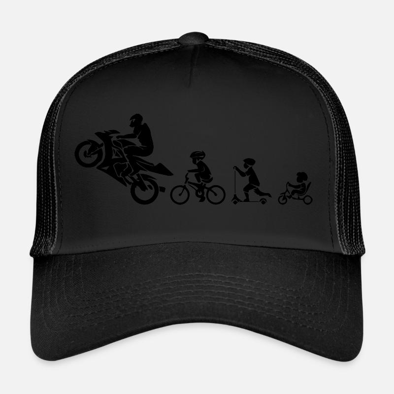 motorcycle - Trucker Cap - black/black