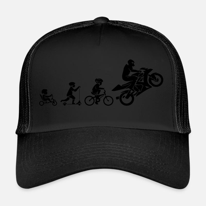 motorcycle - Trucker Cap - black/black