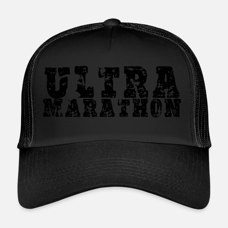 Ultramarathon - Trucker Cap - Schwarz/Schwarz