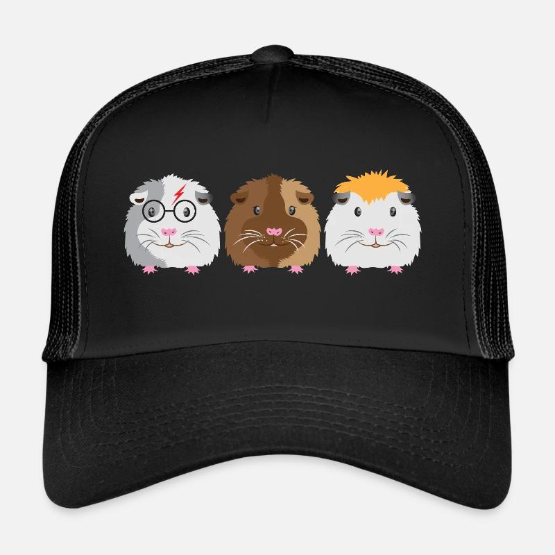 Trois petits cochons d'Inde mignons Casquette trucker 