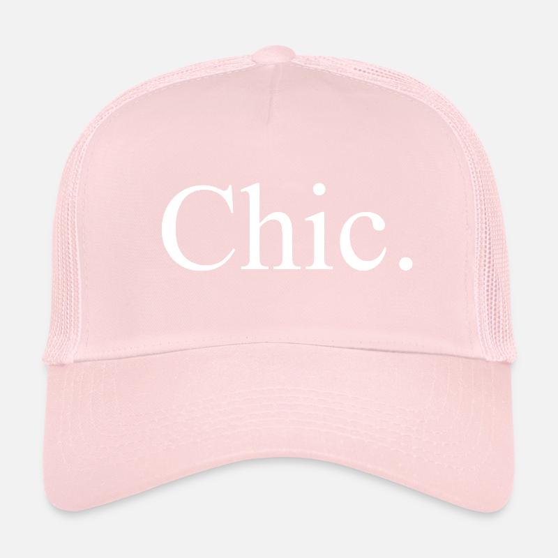 CHIC - style de mode moderne, styliste geek, mode chic. Casquette trucker 