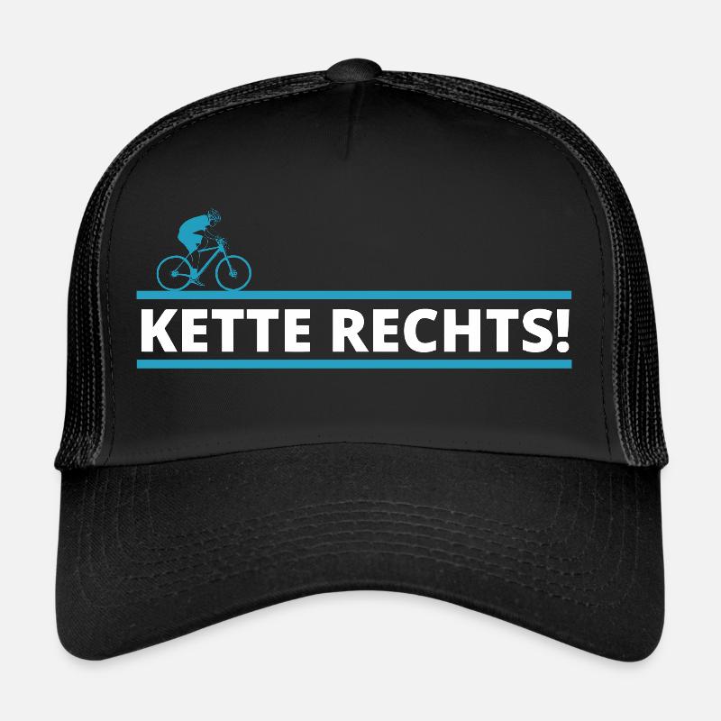 Kette Rechts weiß Trucker Cap