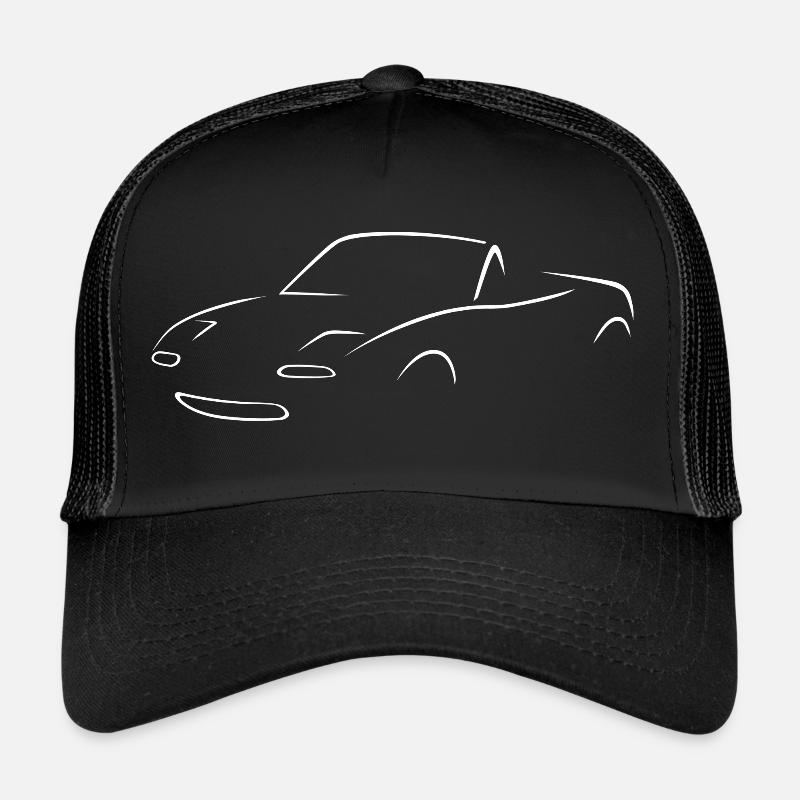 Miata NA White Trucker Cap