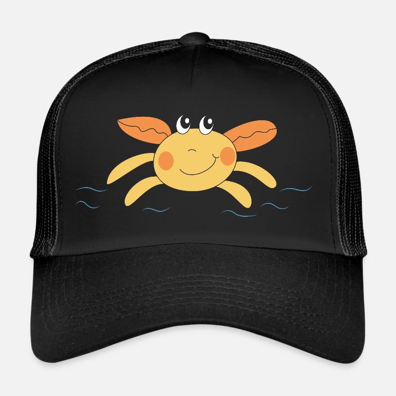 Krebs - Trucker Cap - Schwarz/Schwarz