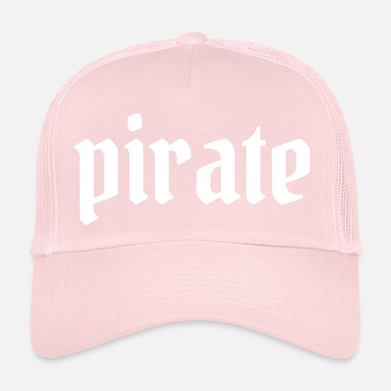 PIRATE - écriture de corsaire Casquette trucker 
