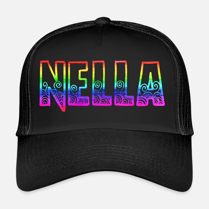 nella rs arc-en-ciel Casquette trucker 
