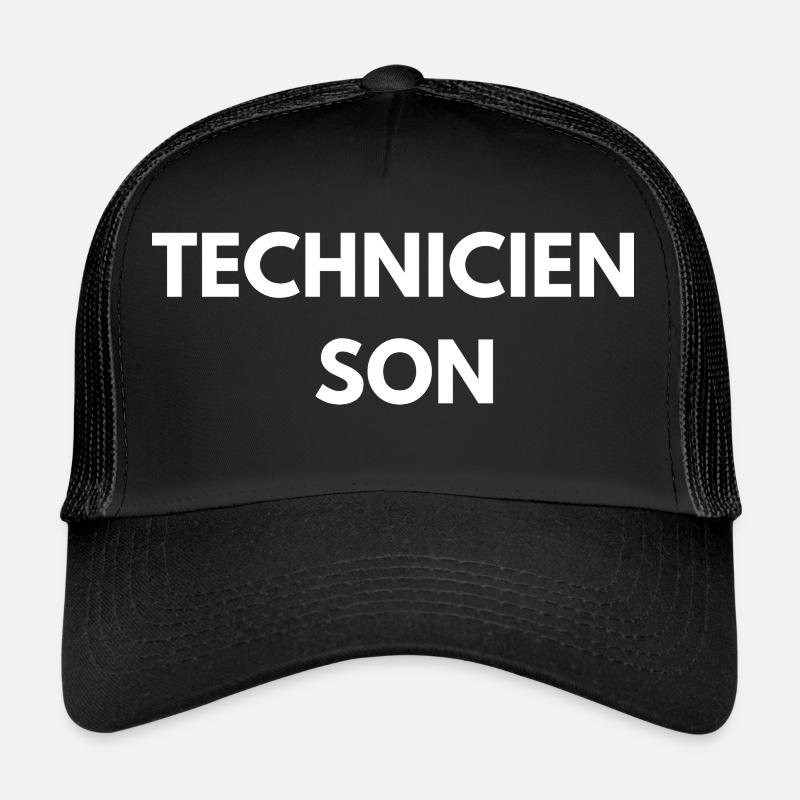 T-shirt Technicien Son Casquette trucker 