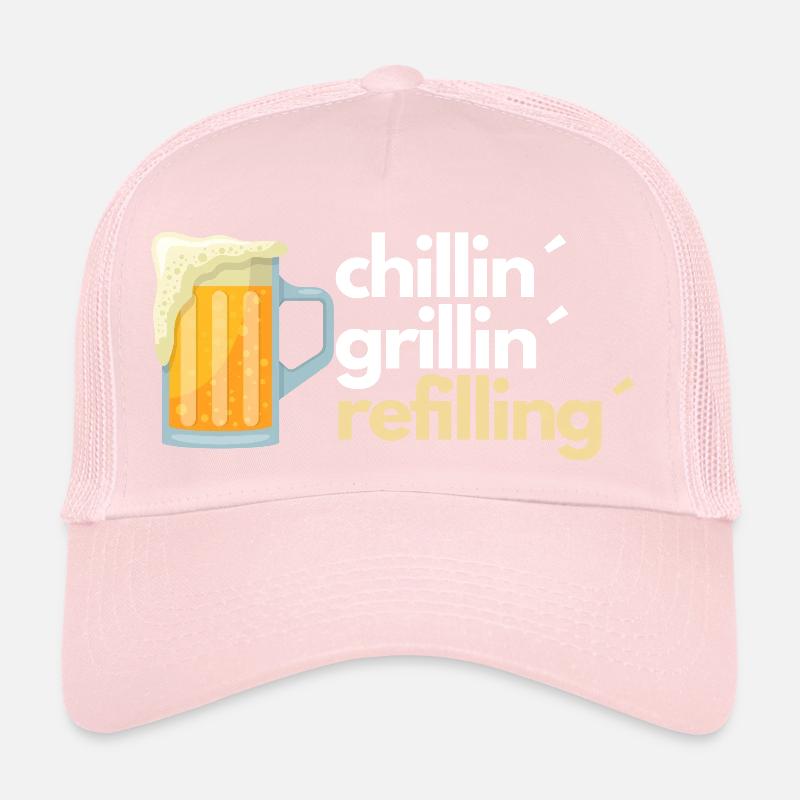 chillin grillin refilling Trucker Cap