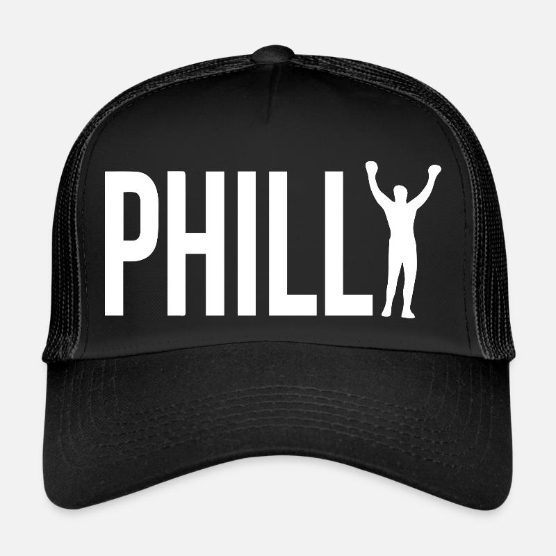 Philly Rocky Balboa - Trucker Cap - Schwarz/Schwarz