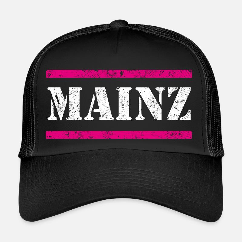 Mainz Vintage - Trucker Cap - Schwarz/Schwarz