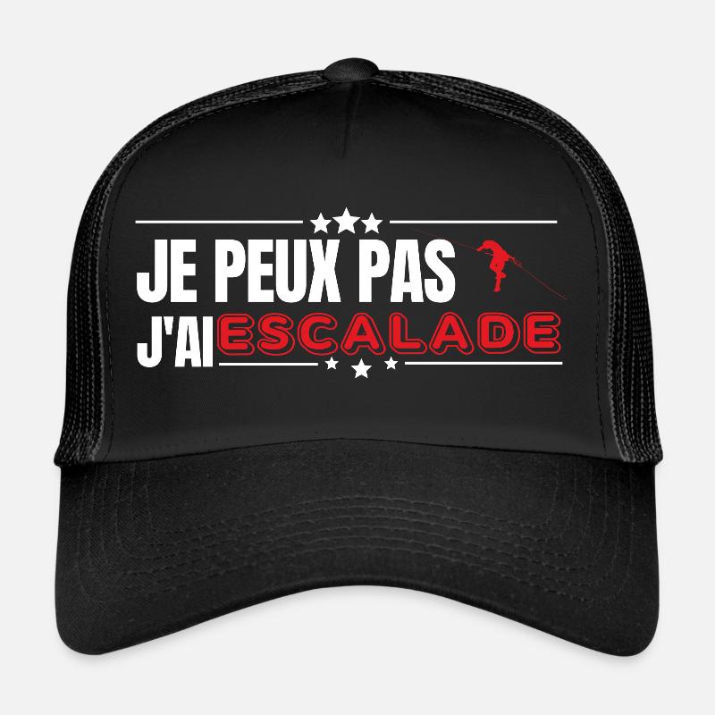 Je peux pas j'ai escalade Casquette trucker 