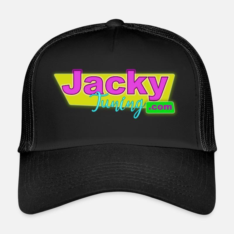 logo jacky - Casquette trucker  - noir/noir