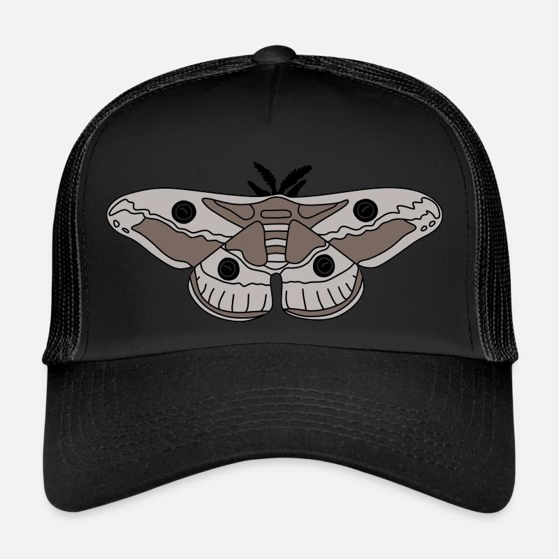 Couleur des yeux de paon de nuit Casquette trucker 