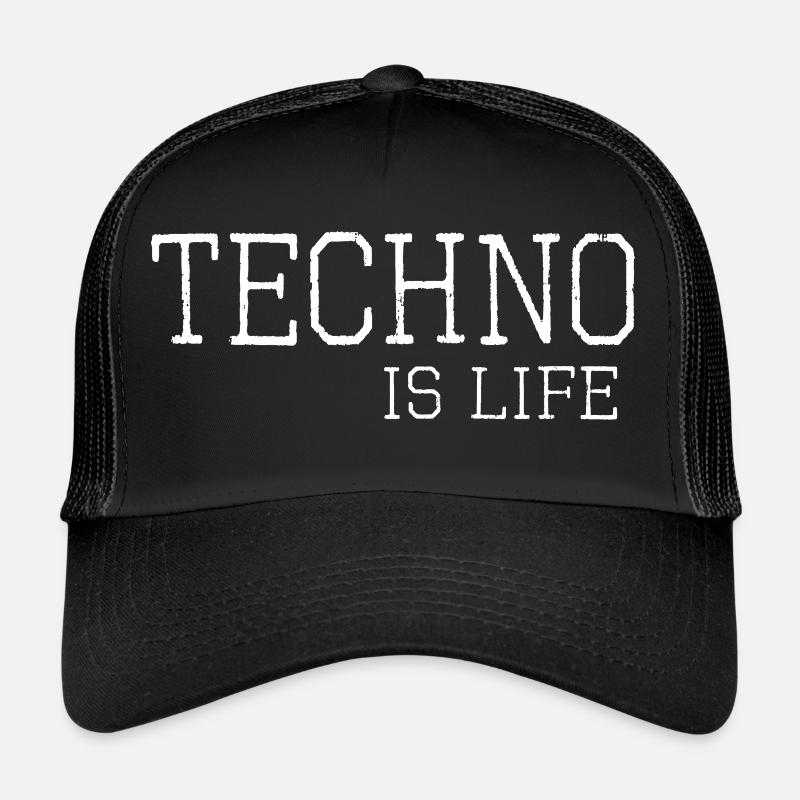 Techno is life Trucker Cap