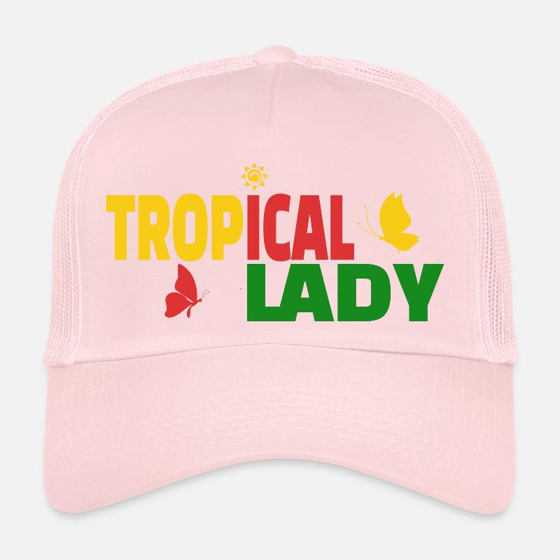 Tropical lady Casquette trucker 