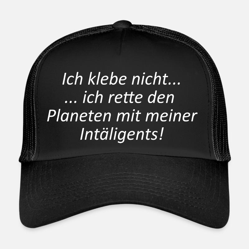 Kleben - Trucker Cap - Schwarz/Schwarz