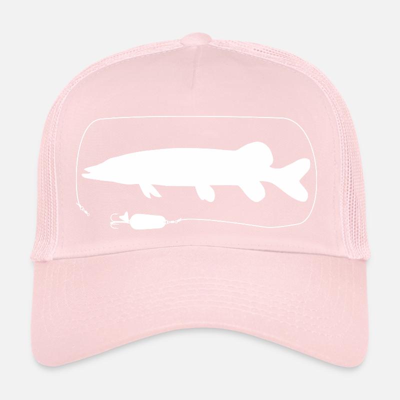 Brochet avec clignotant cuillère Casquette trucker 
