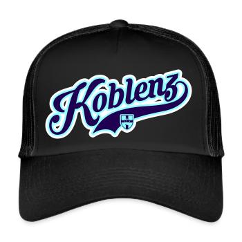 KOBLENZ - Trucker Cap - Schwarz/Schwarz - Vorne