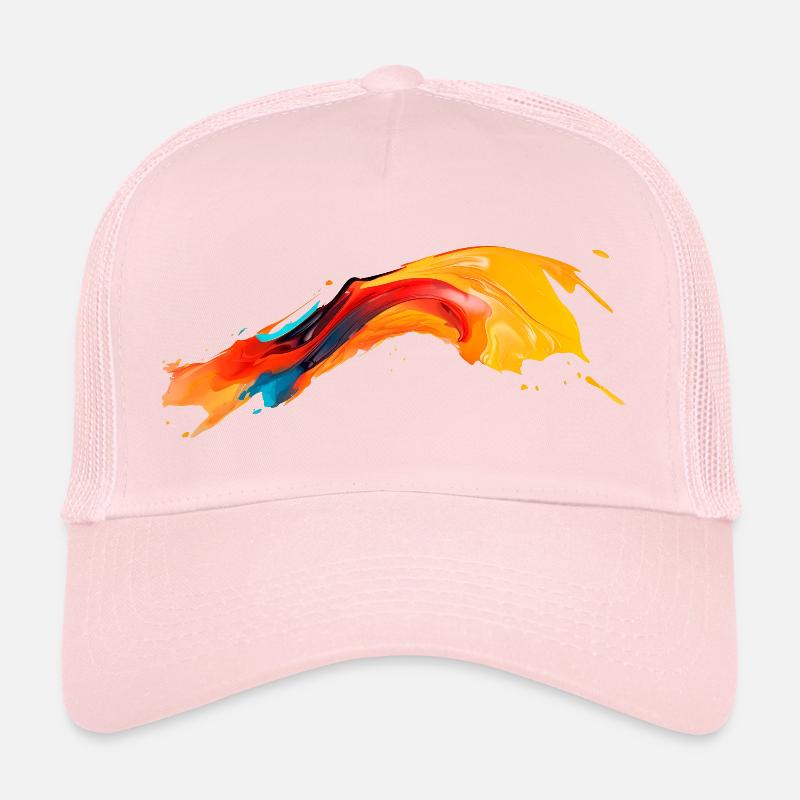 Trace de peinture Casquette trucker 