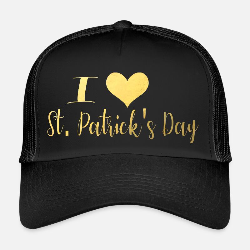j’adore la Saint-Patrick Saint Patrick Paddy Casquette trucker 