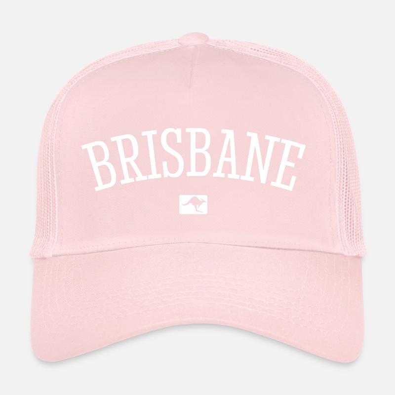 Brisbane Australia Down Under Kangaroo Koala Trucker Cap