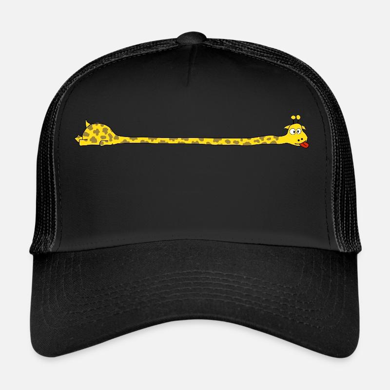 limp giraffe - Trucker Cap - black/black