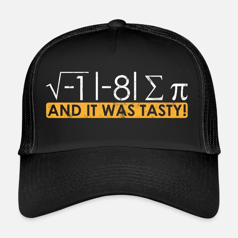I Ate Some Pi Tasty Math - Trucker Cap - Schwarz/Schwarz