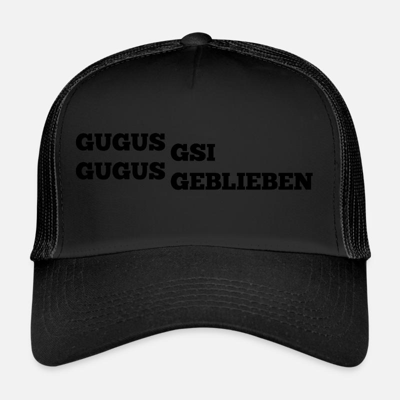 Gugus gsus gugus est resté Suisse logo Casquette trucker 