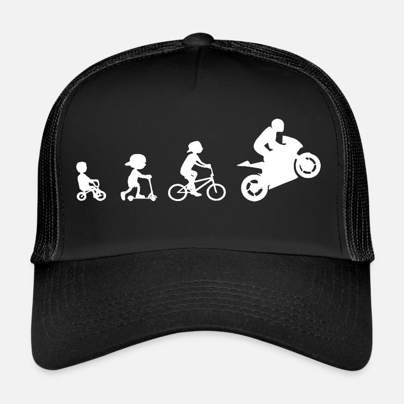 Evolution Biker Evolution Supersport 2 - Casquette trucker  - noir/noir