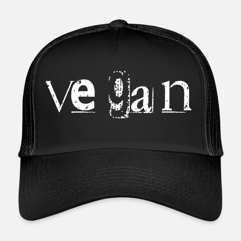 Végétalien végétalien Casquette trucker 