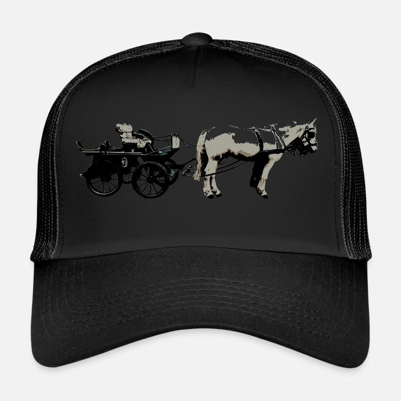 Kutsche - Trucker Cap - Schwarz/Schwarz