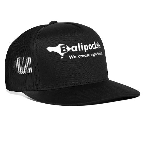 Balipockets Logo Weiß - Trucker Cap