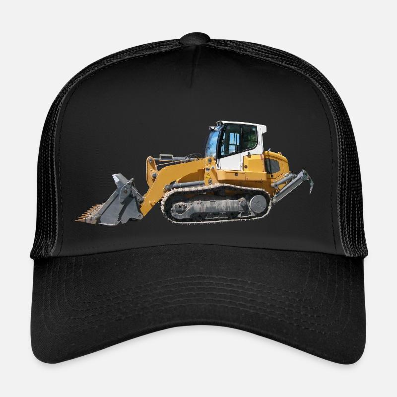 Chenille - Casquette trucker  - noir/noir