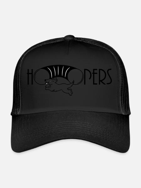 Hoopers - Trucker Cap - black/black - Front