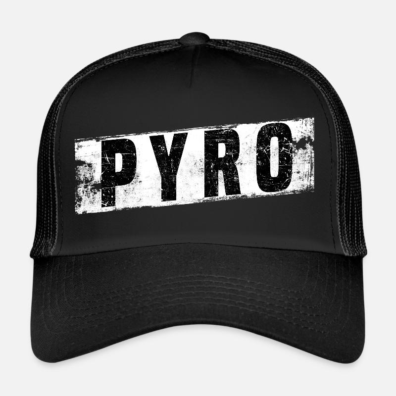 pyro logo Trucker Cap